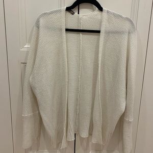 Short White Cartigan